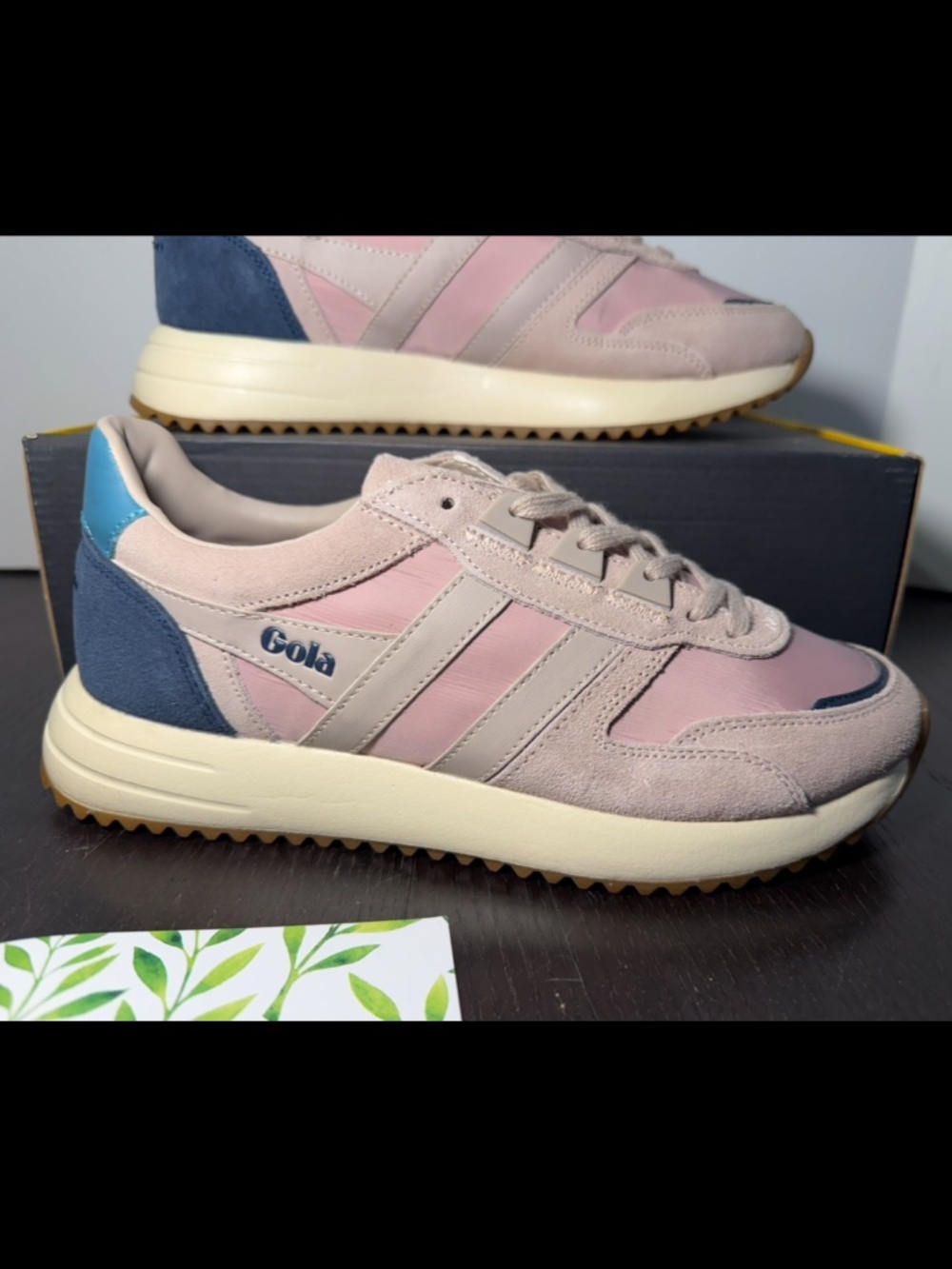 Gola Chicago Trainers Sneakers Blossom Blue Womans EU 38/US 7M